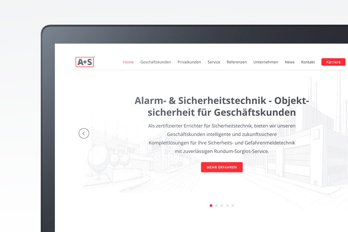 A+S Markenentwicklung Responsive Webdesign