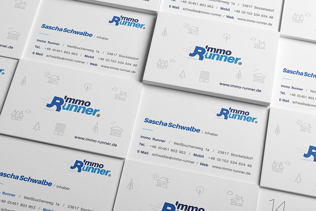 Immo Runner Markenentwicklung Corporate Design Responsive Webdesign Marketing