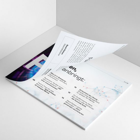 Neues PR- und Broschürenkonzept für die Fluxcode GmbH